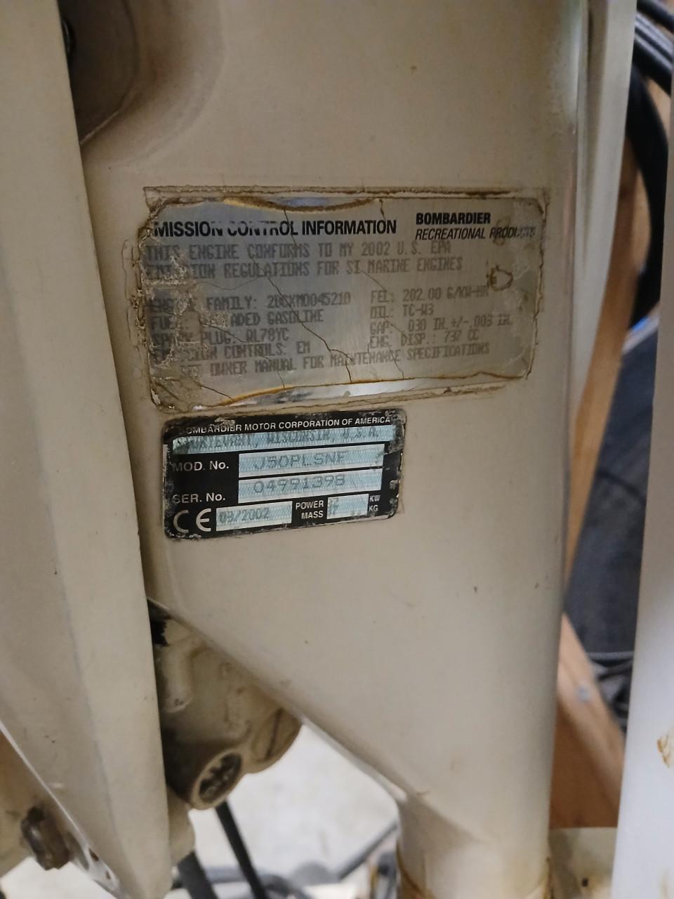 Johnson 50pk 2takt met powertrim