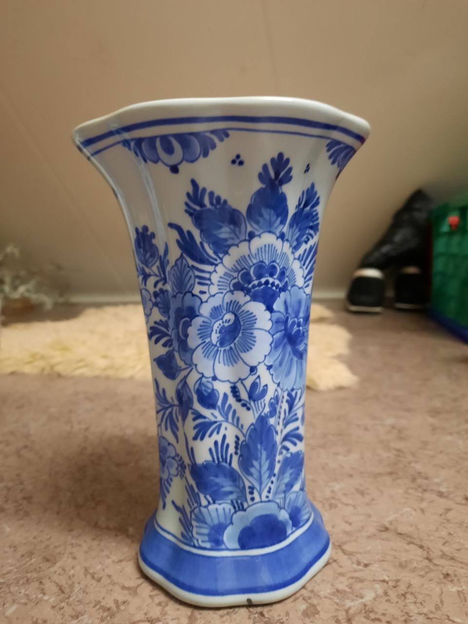 Set Delfsblauwe vazen