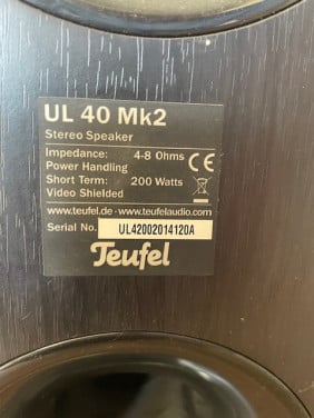 Teufel UL 40 Mk2 speakers