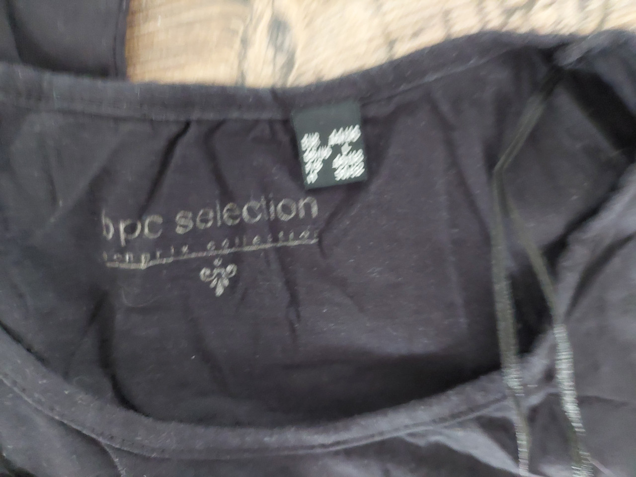 3 zwarte Bonprix damesshirts mt 44/46