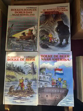 4x boekje Bolke de Beer van A.D. Hildebrand