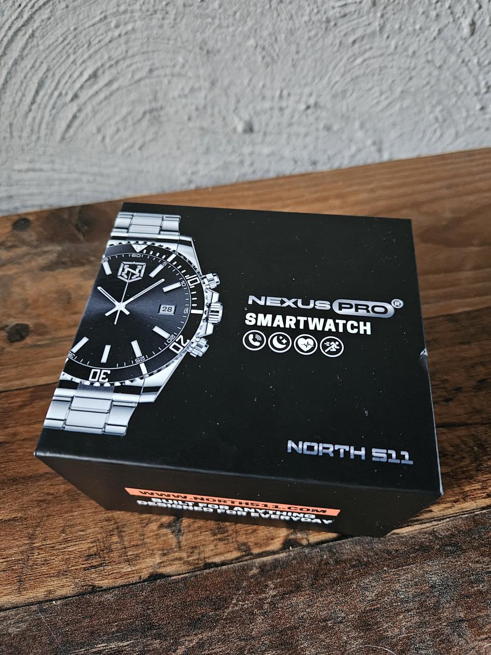 Zgan Nexus Pro Smartwatch North S11 - Zilver/Zwart