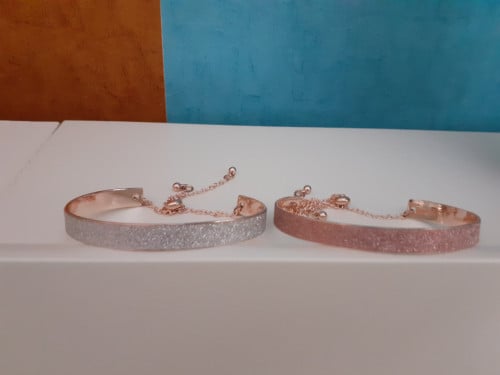Armbanden goud/roze×zilver/roze