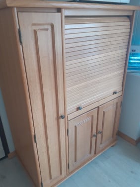 Computerkast blank eiken
