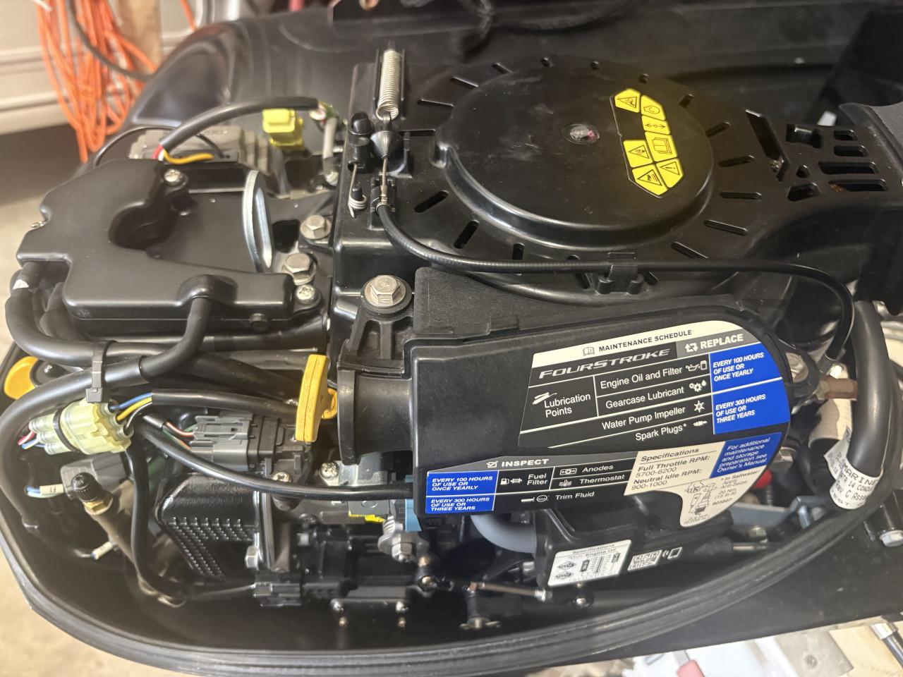 Ribboot 3.30 met15 pk motor