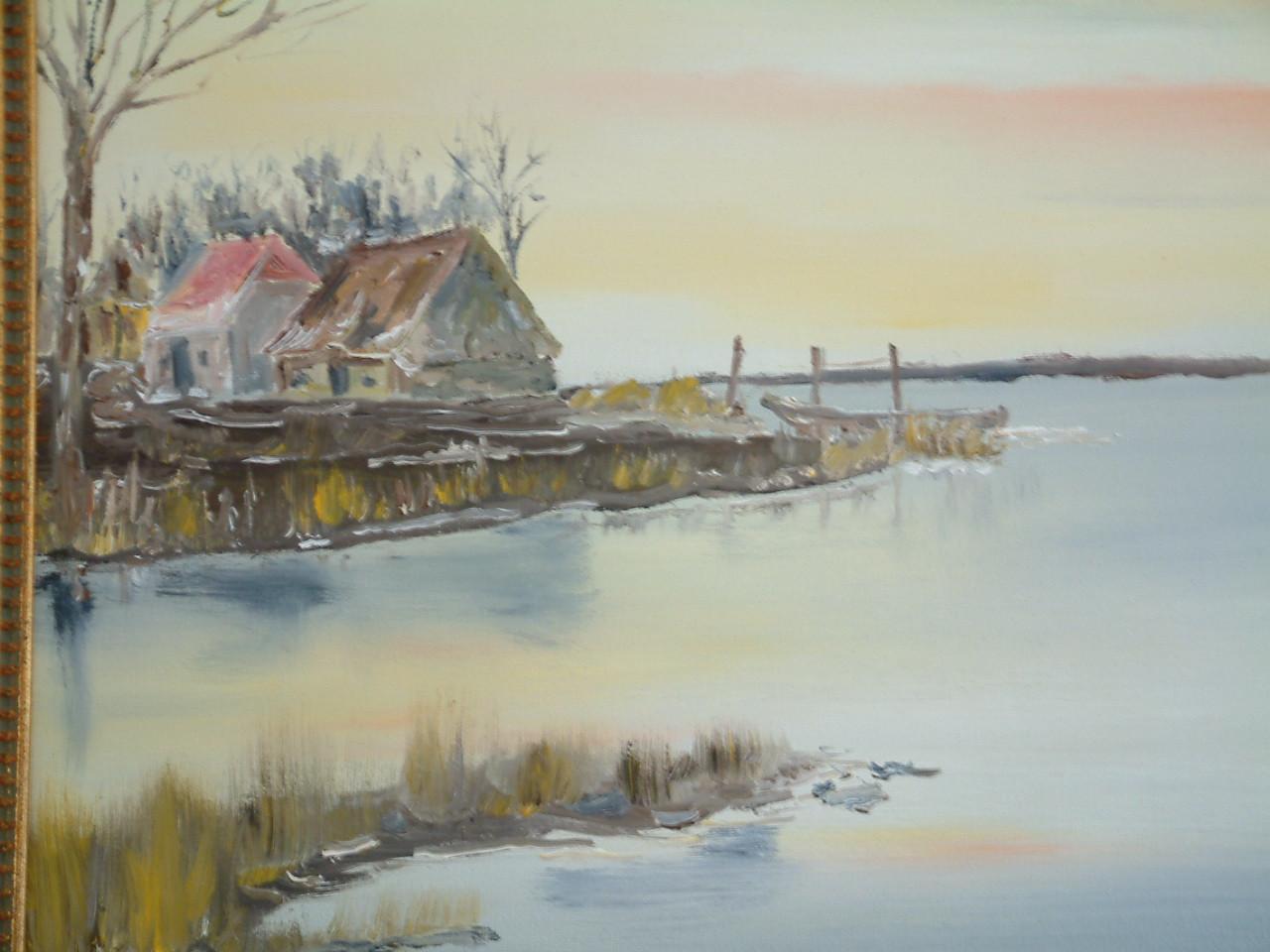 Schilderijen Jac Caljouw Arnemuiden  haven Veere  Vlissingen