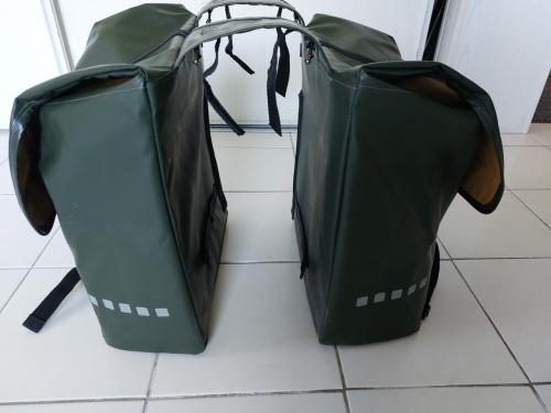 New Looxs  Odense dubbele fietstas Groen