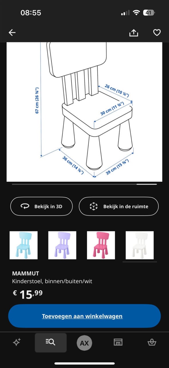 2 roze kinderstoelen ikea.