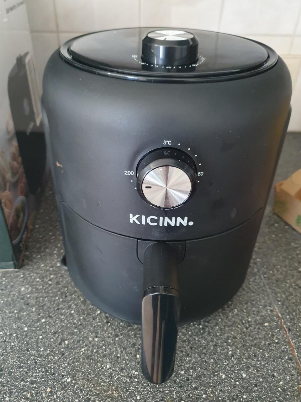 Kicinn Airfryer 3L 1000W Zwart | compact | Zo goed als nieuw