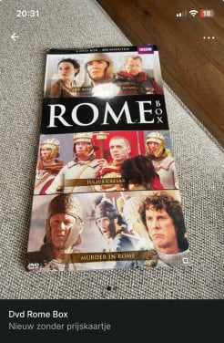 Rome dvd box in verpakking