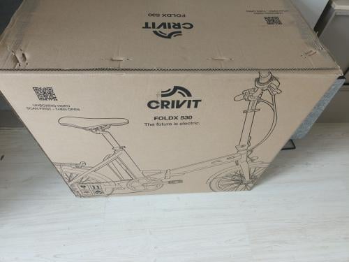 Lidl Crivit Vouwfiets X350 80km nieuw in doos