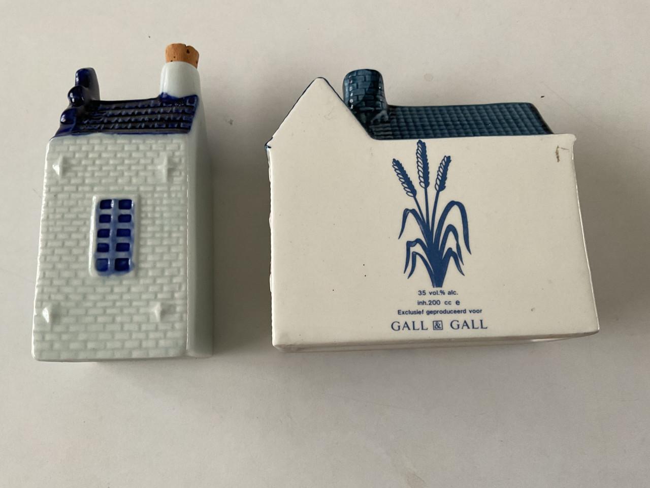 Huis, exclusief geproduceerd voor Gall & Gall + grachtenpandje. (Geen KLM).