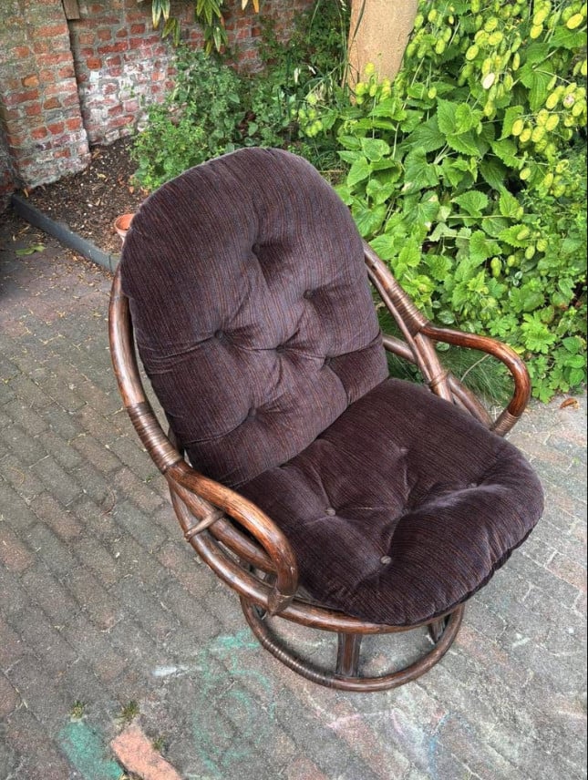 Rotan vintage fauteuil