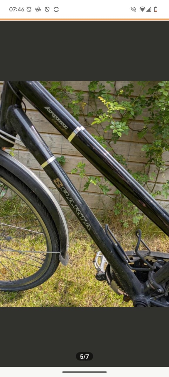 Sparta argeon black line damesfiets