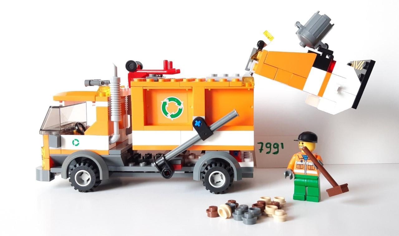 Lego 7991: vuilniswagen / recycle truck