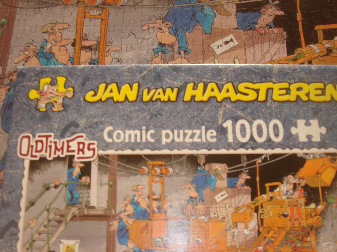 Complete Jan van Haasteren puzzel Karren maar 1000 Stukjes