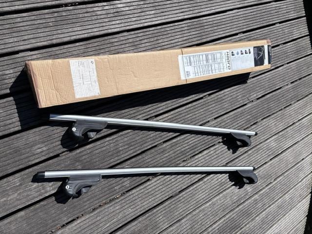 Set dakdragers voor auto met dakrail