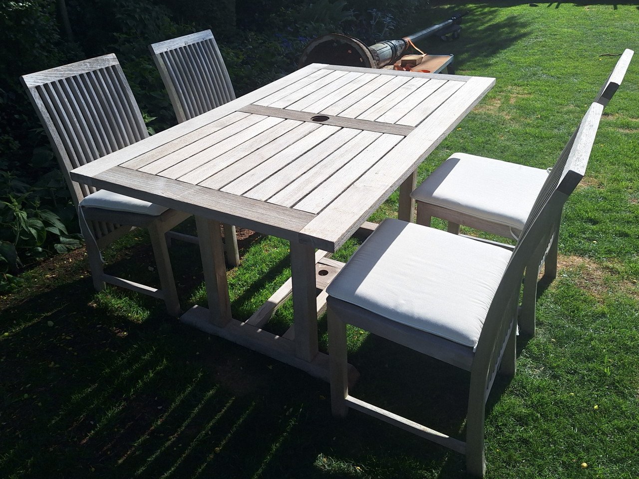 Teakhouten tuinset