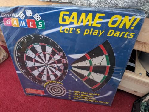 Dartbord nieuw in plastic