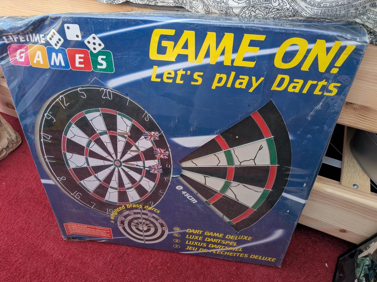 Dartbord nieuw in plastic
