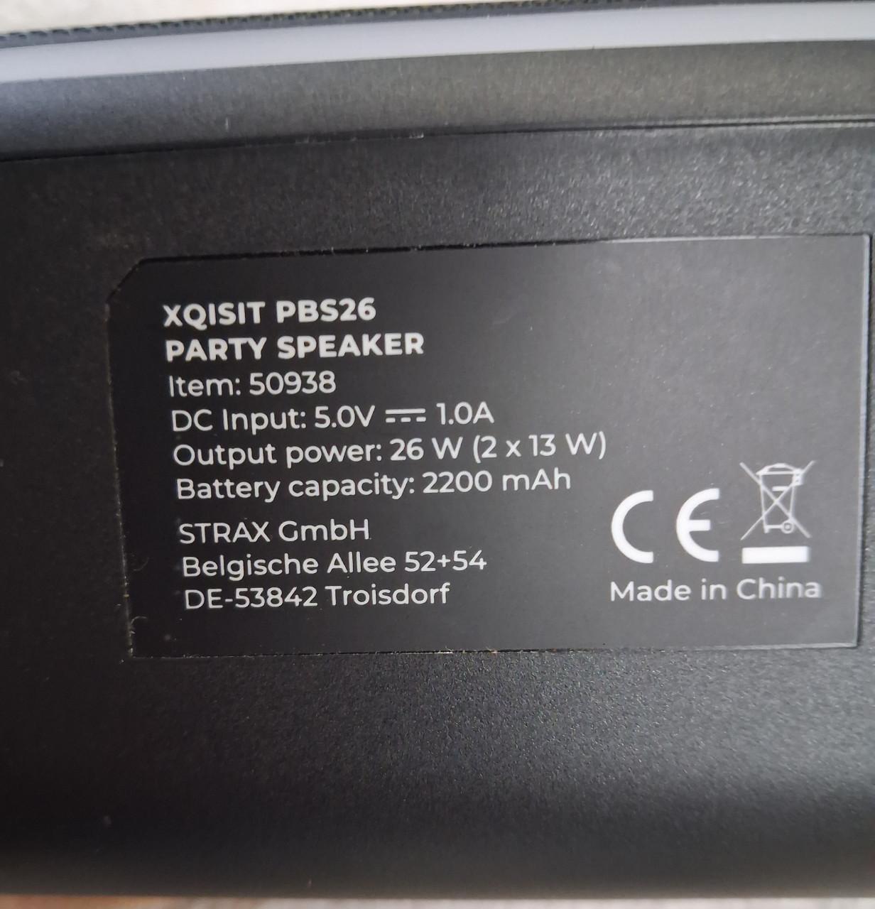 Party Speaker en een Soundbar.