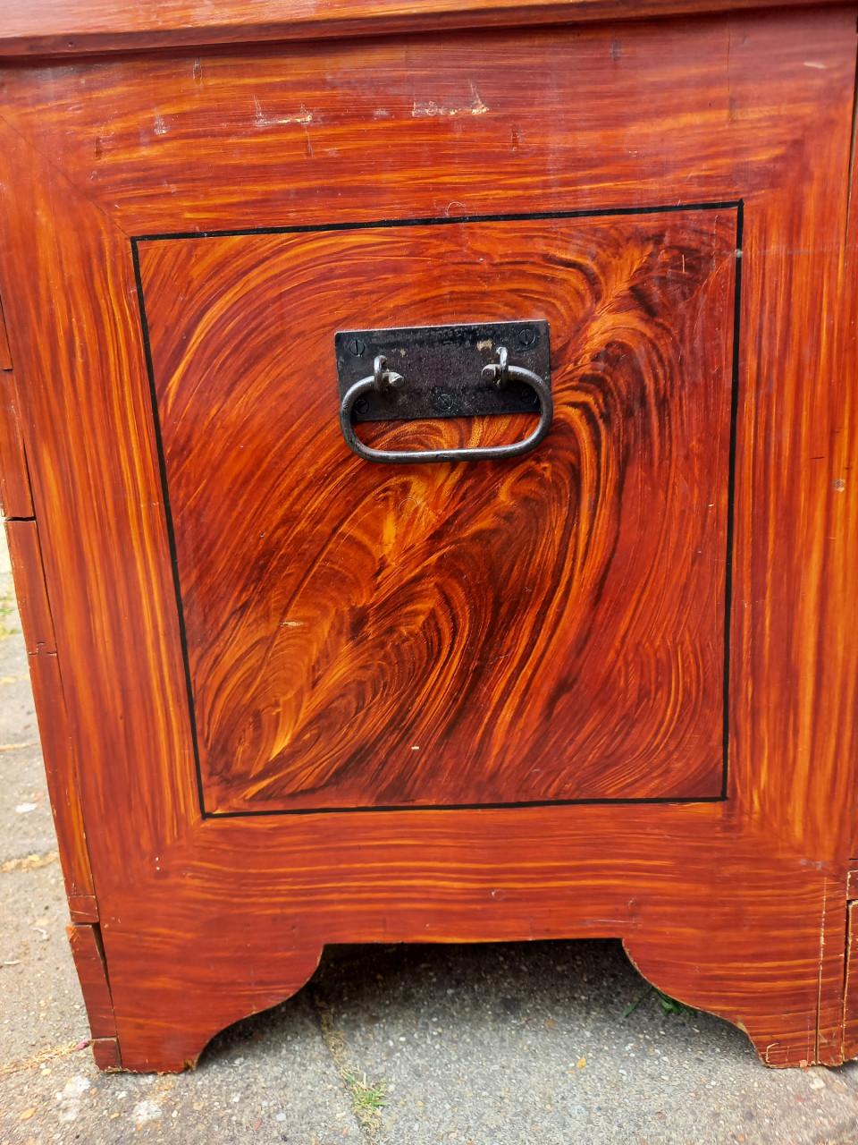 Houten speelgoedkist/ Dekenkist XL