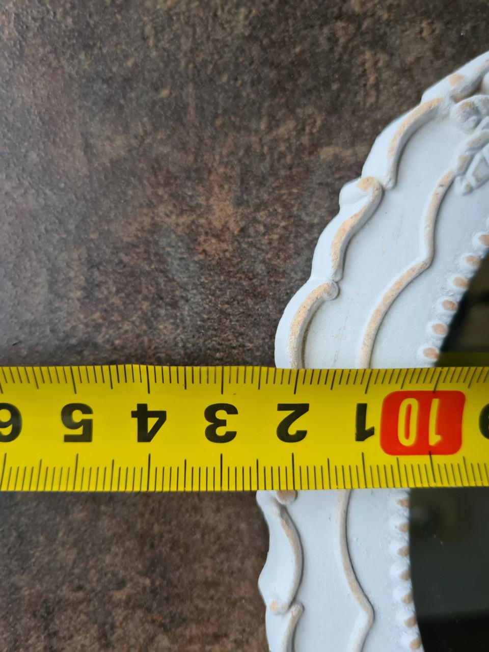 Vintage handspiegel met rozen decoratie