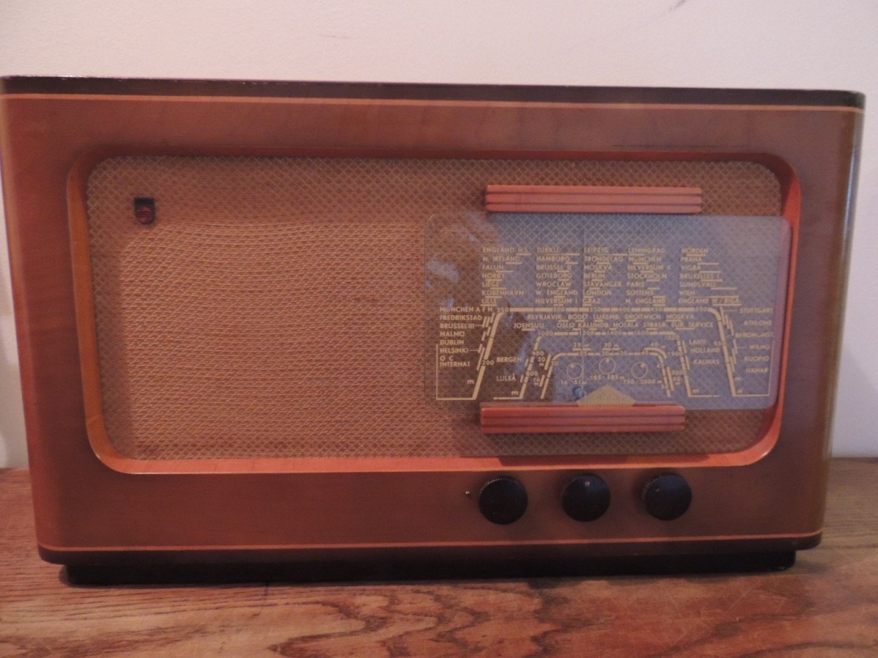 Oude philips radio