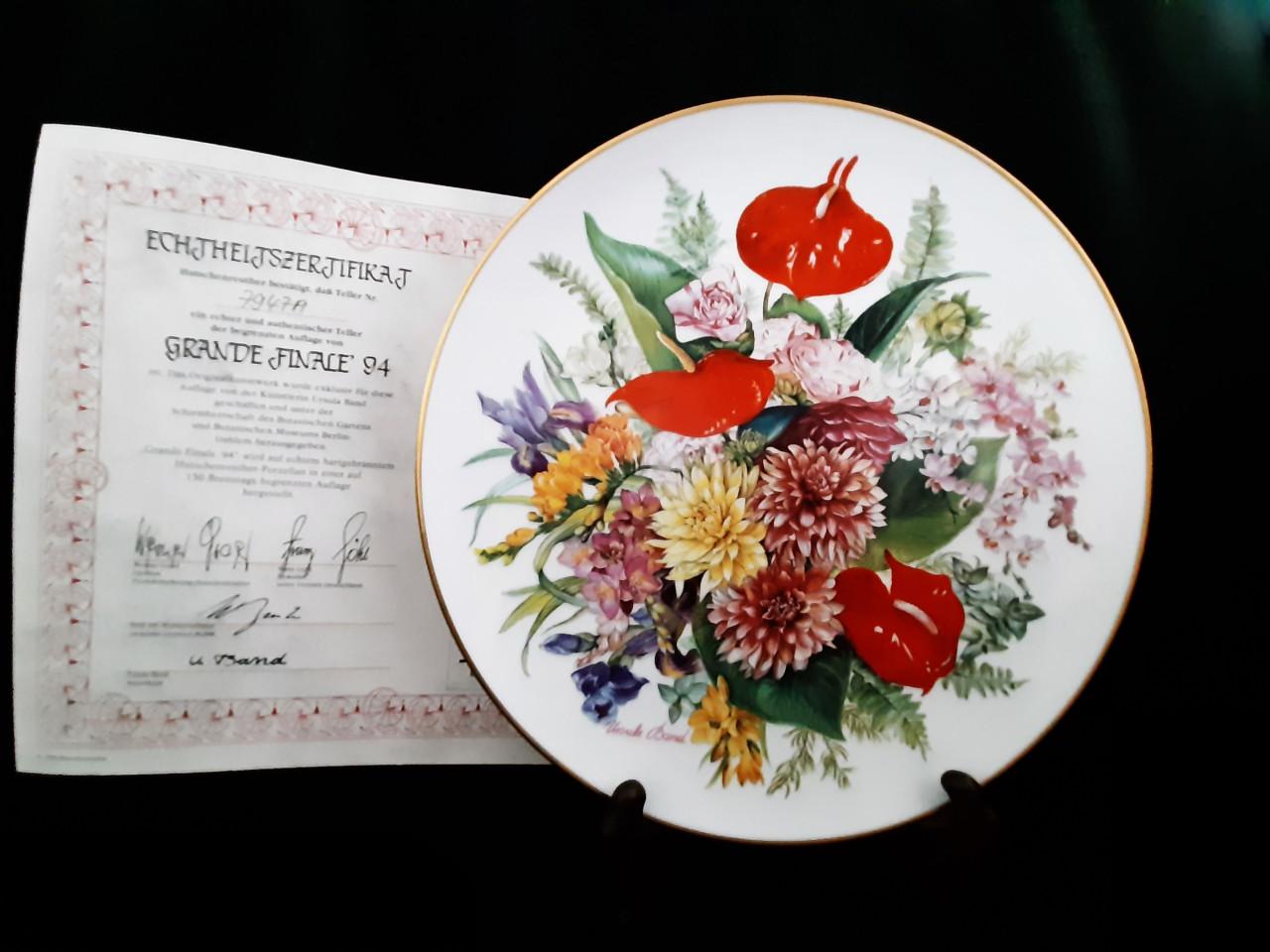 Hutschenreuther borden Grande Finale 1989 t/m 1999