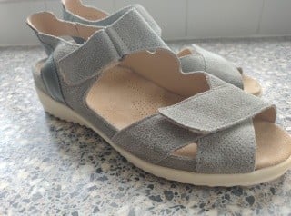 Sandalen Durea, grijs-groen, 5,5 / 39