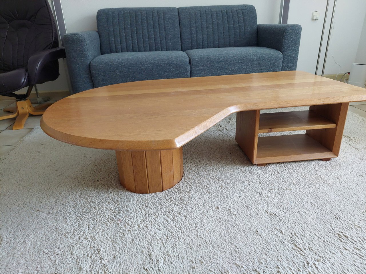 Te koop mooie blank eiken salontafel