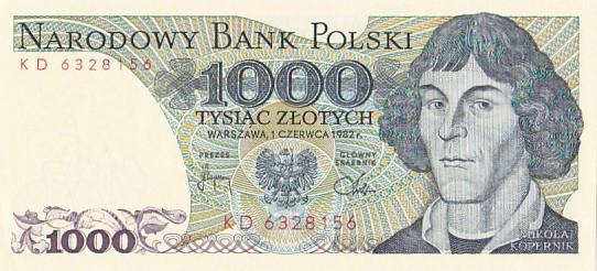 Biljetten Polen  UNC