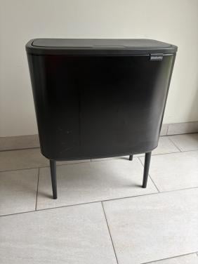 Brabantia 3 vaks Touch Bin prullenbak