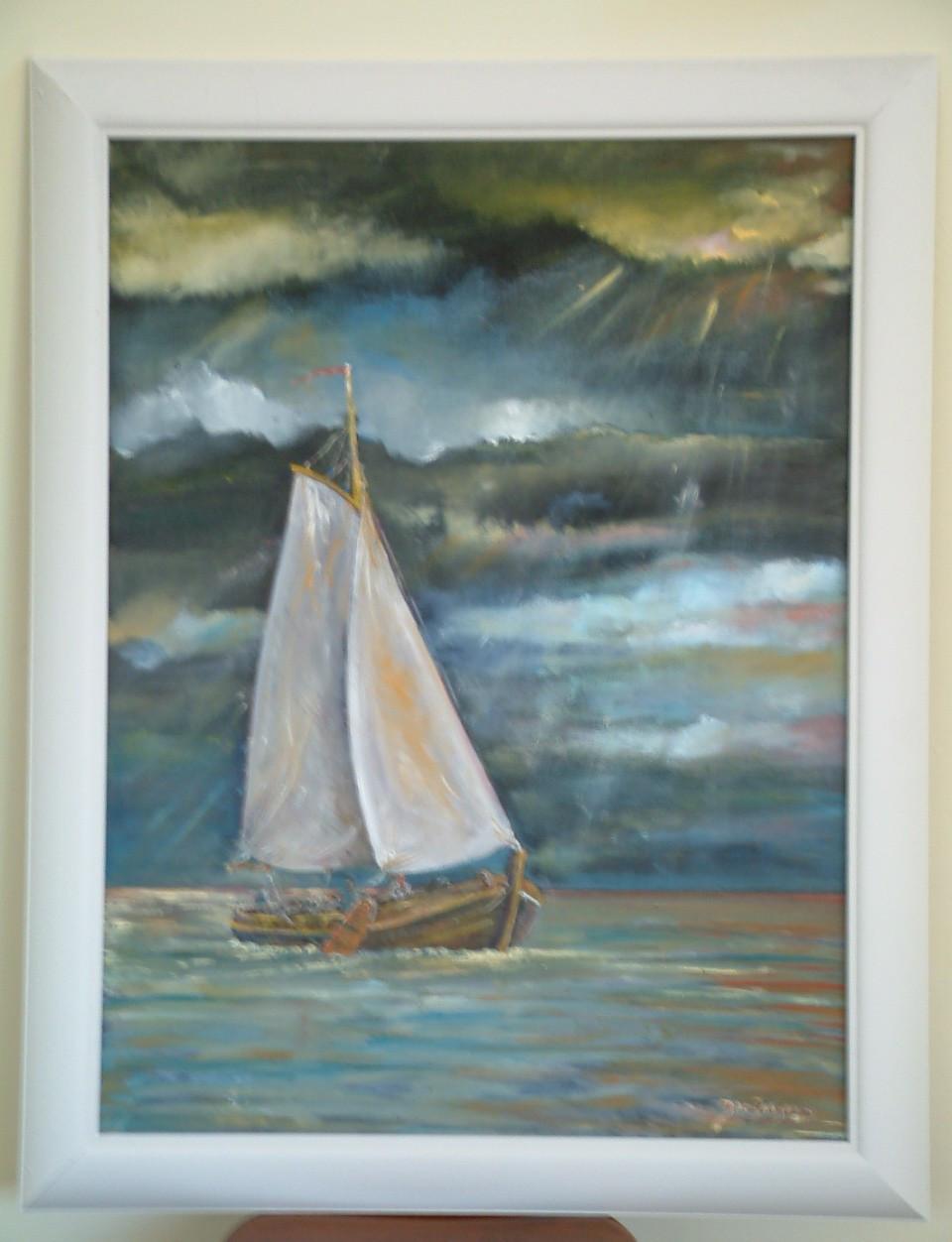 Haven -en oudere zeilers Visserij