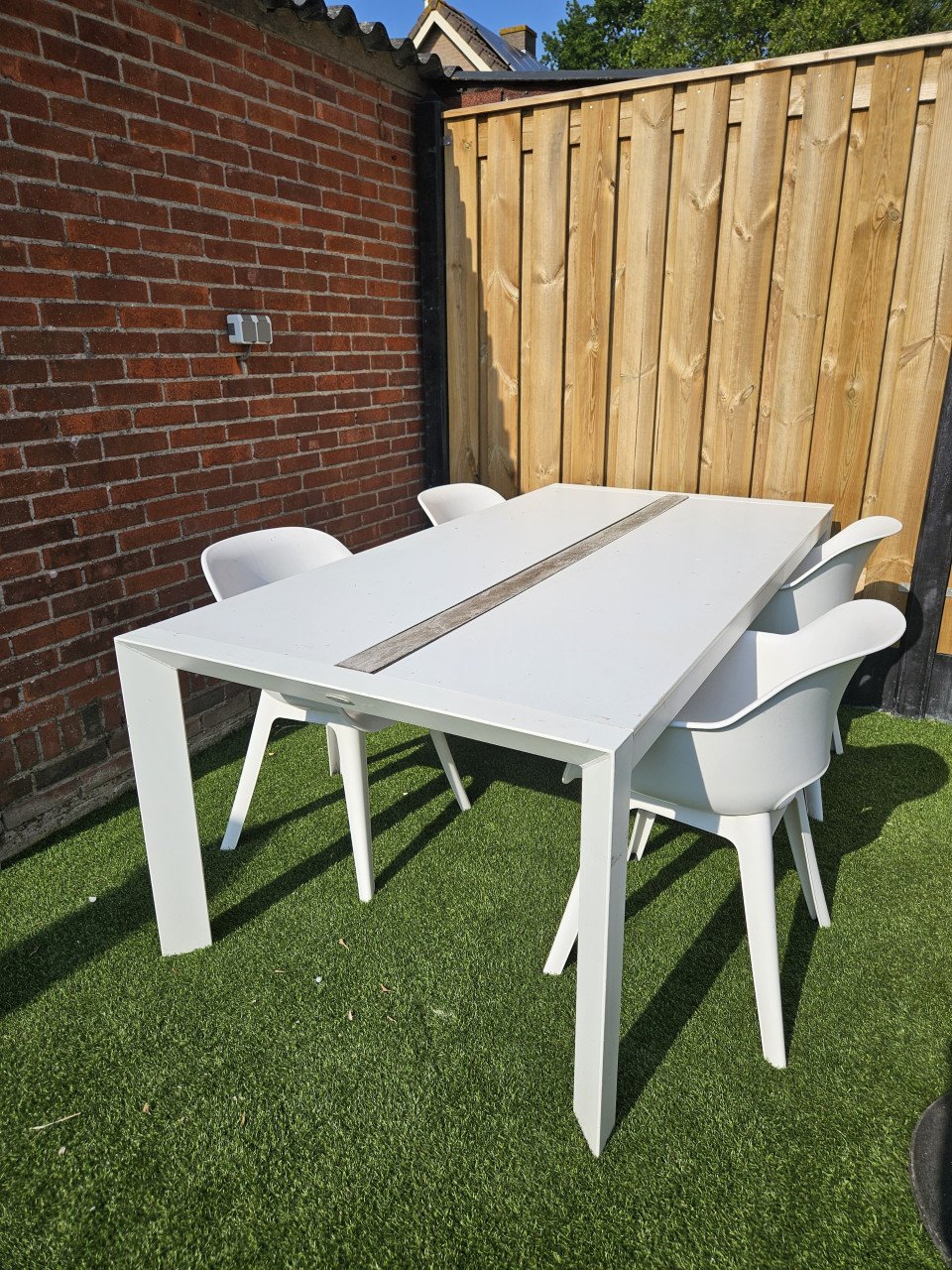 Tuintafel incl 4 stoelen