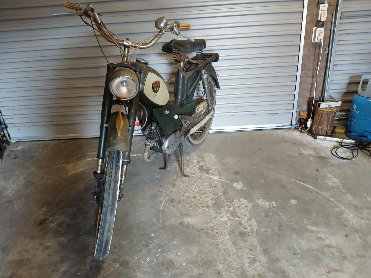 Magneet bromfiets 60-er jaren