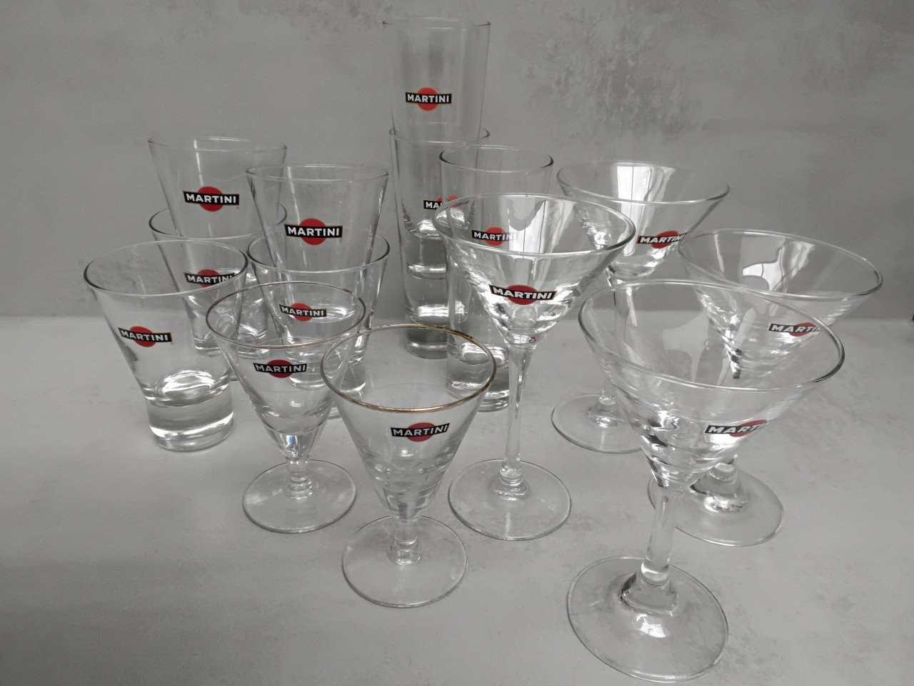 Martini glazen