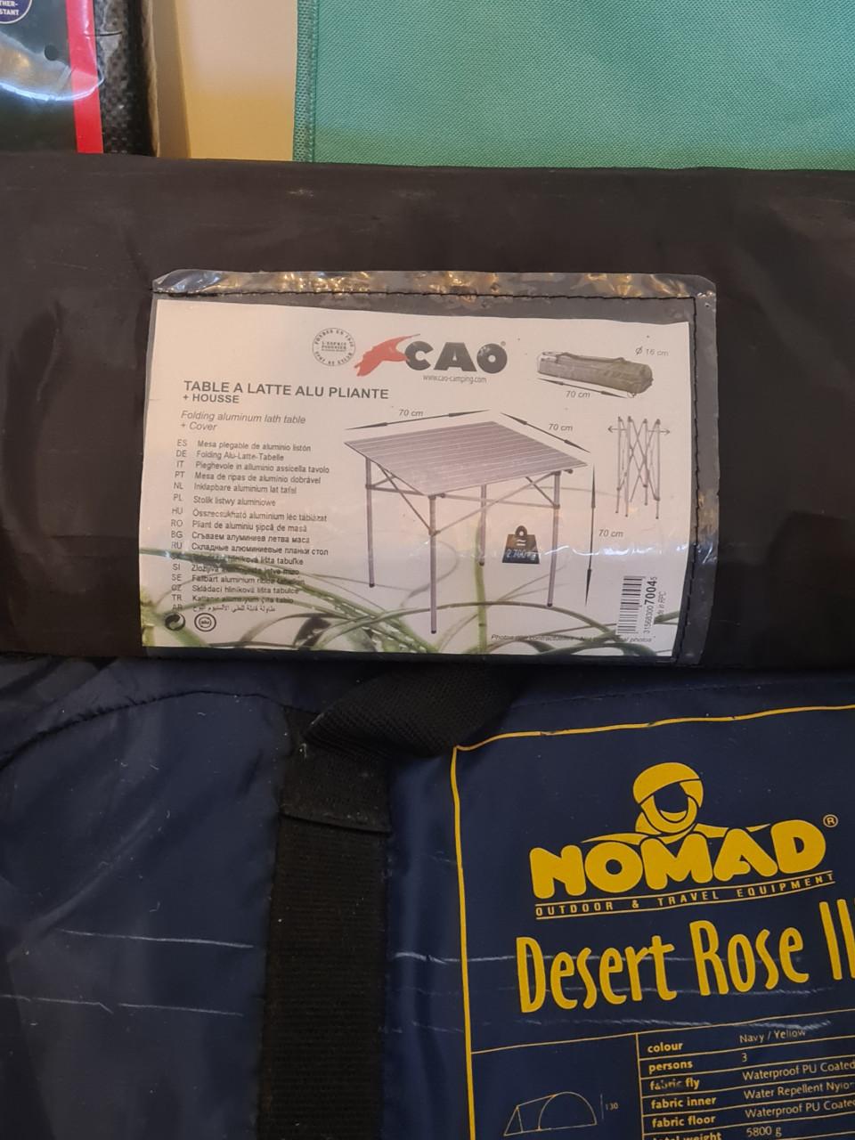 Diverse kampeerspullen