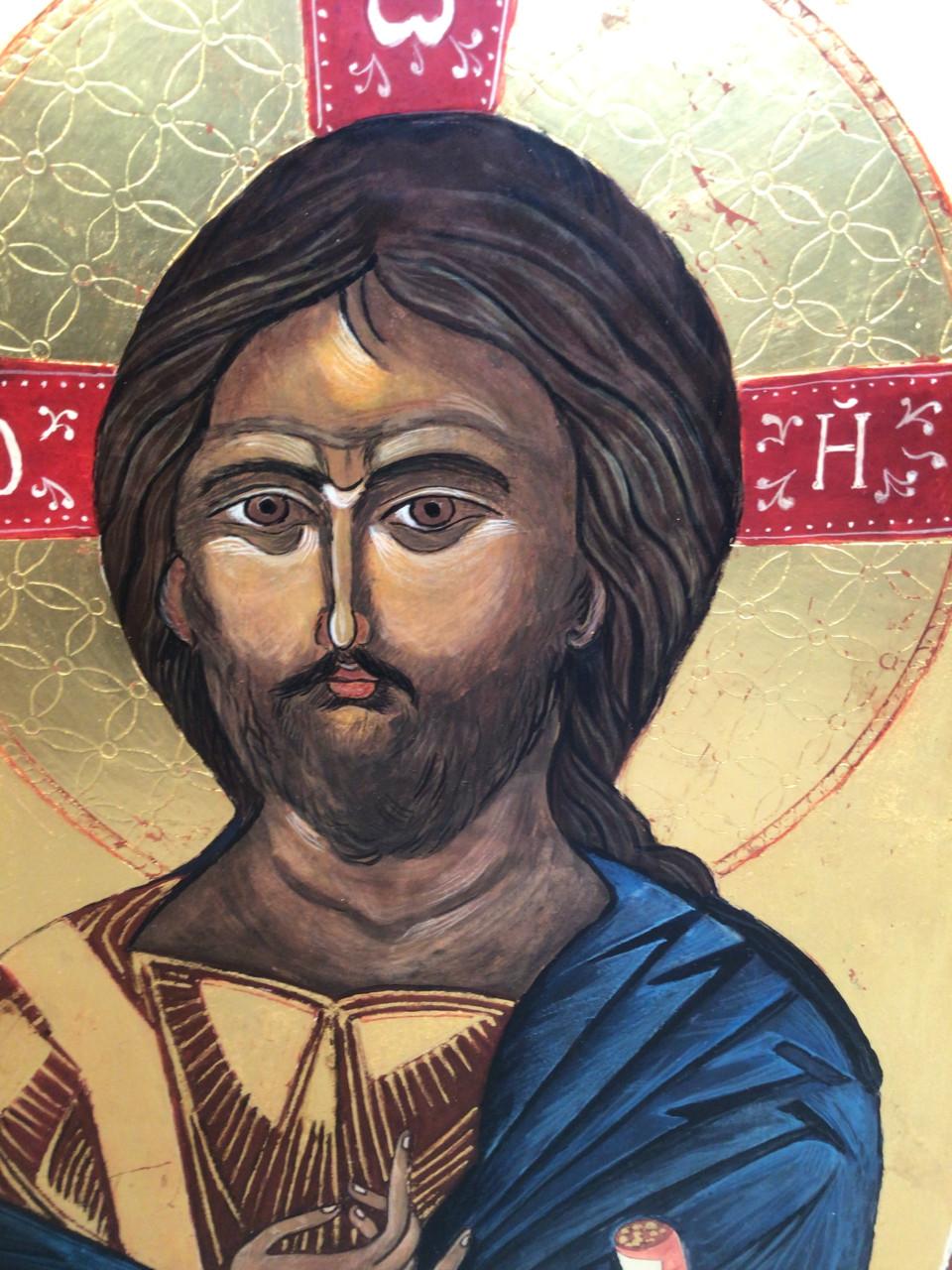 Icoon Russische van Jezus Christus