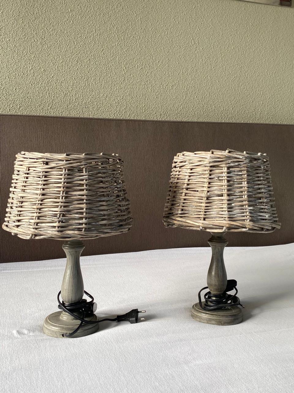 Bohemian schemerlampjes  taupe kleur als nieuw