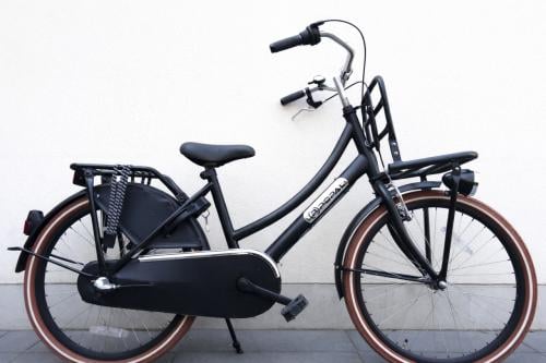 🚲🖤 Popal Daily Dutch 22 inch Meisjesfiets – Zwart