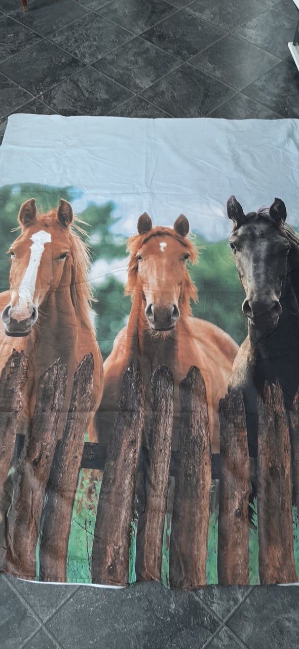 Paarden dekbedovertrek