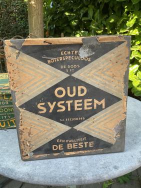 Oud blik boterspeculoos