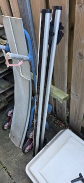 Farad dakdragers gesloten rails