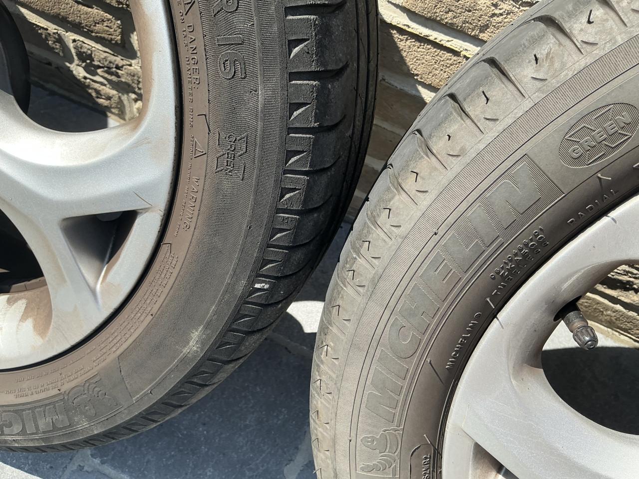 LM velgen met banden C3 Citroën origineel met Michelin banden