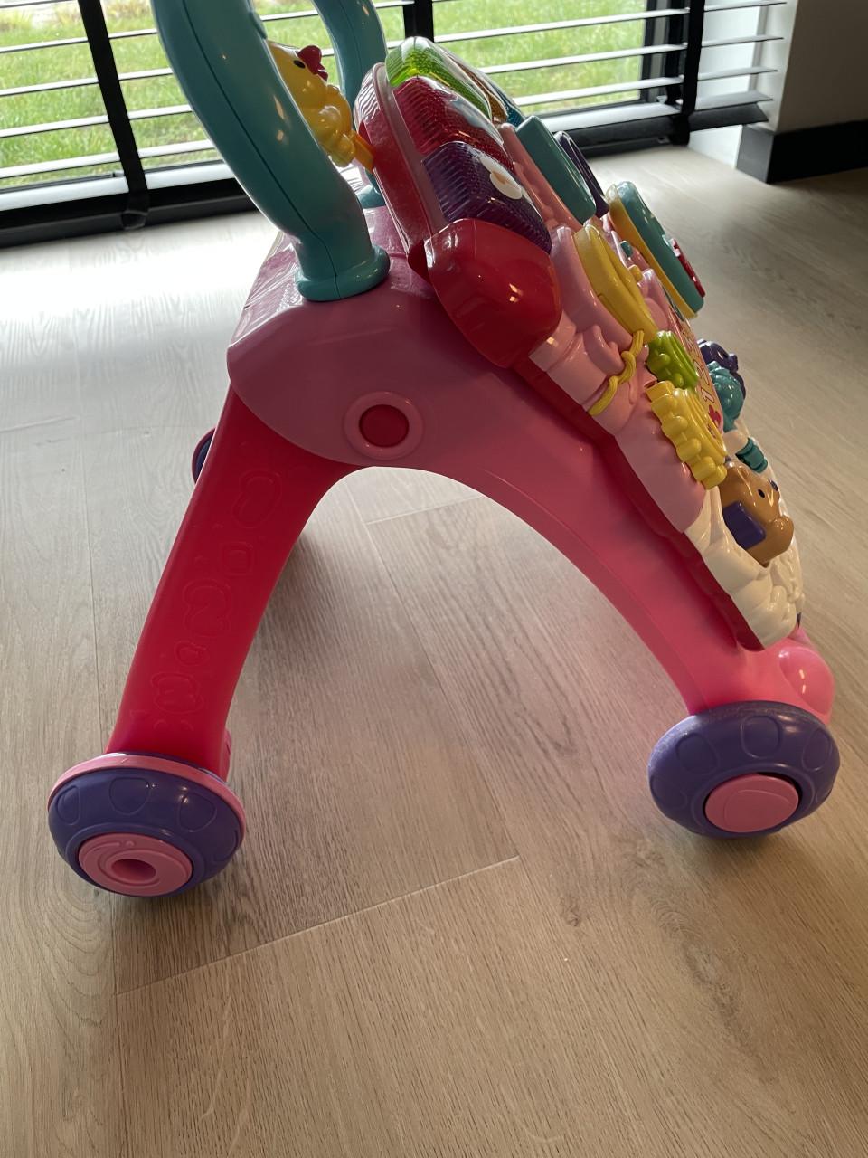 Vtech loopwagen roze