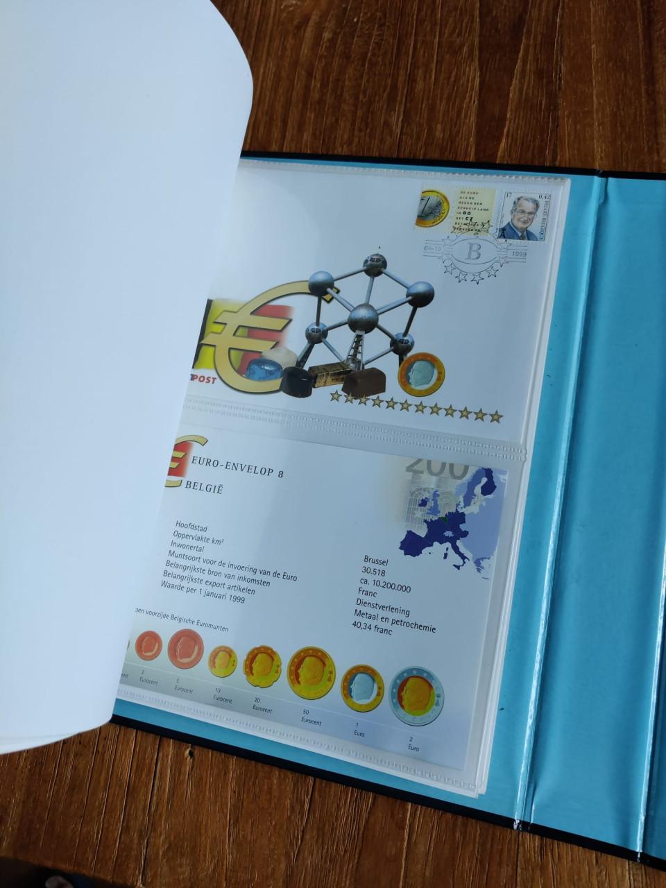 Verzamelalbum van gulden naar euro.