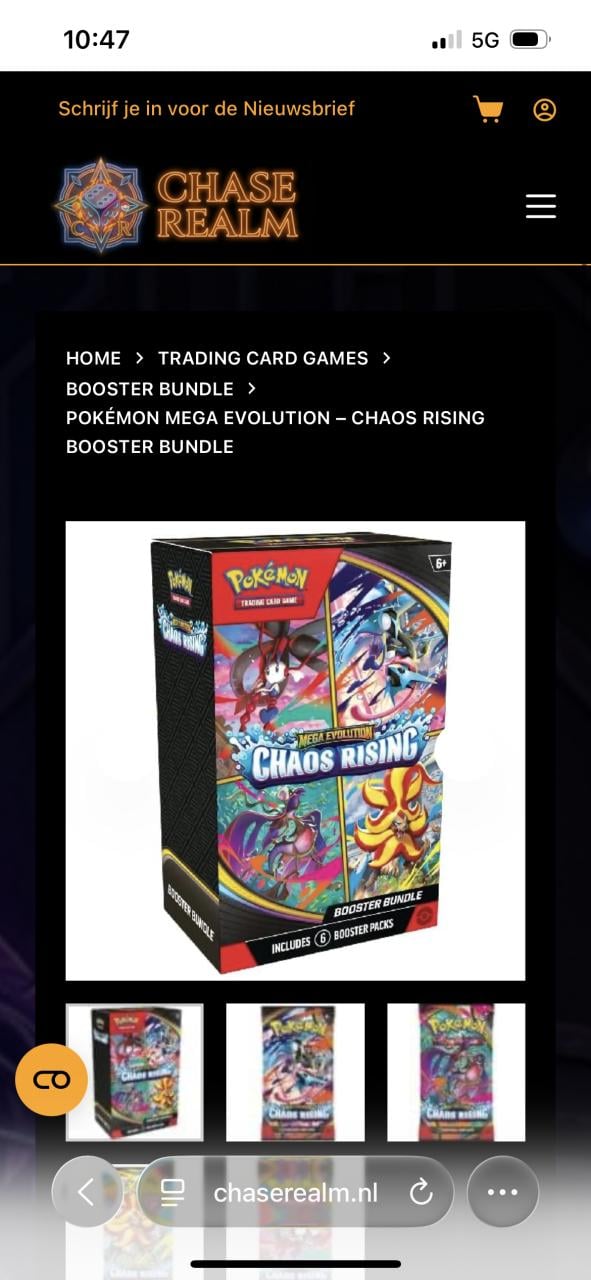 Pokémon Mega Evolution – Chaos Rising Booster Bundle