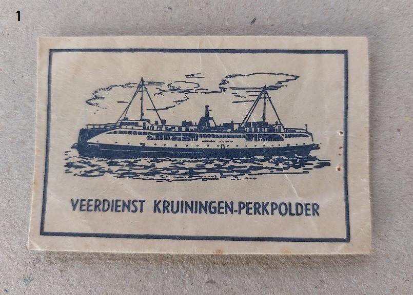 7 Suikerzakjes van het Veer Kruiningen-Perkpolder