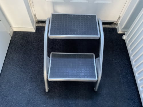 Haba - opstap Darwin ALU dubbel. Breedte 43 cm. Draagvermogen 150 kg